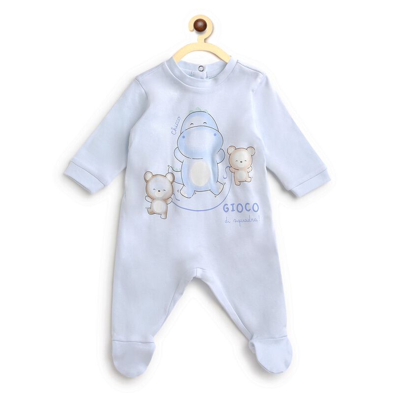 Infants Knitted Nappy Opening Babysuit image number null